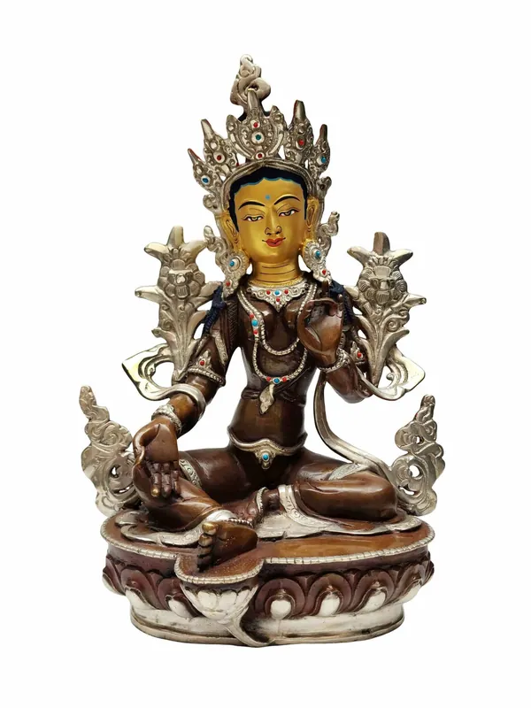 Déesse de la compassion – Statue de la Tara verte bouddhiste
