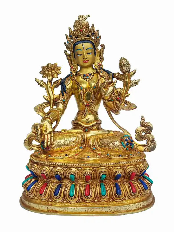 Statue de la Tara Blanche – Divinité de la sagesse
