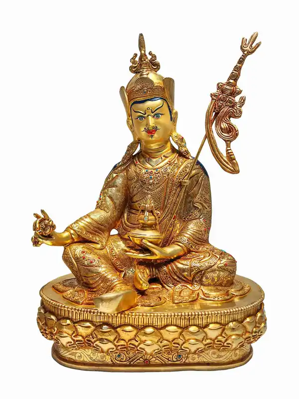 Statue bouddhiste de Guru Rinpoche du Népal