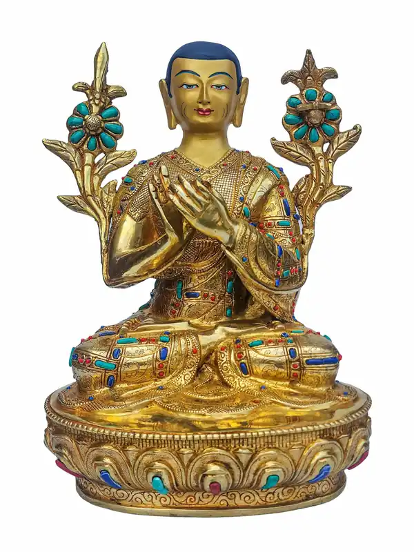 Statue rituelle de Tsongkhapa