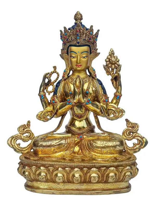 Statue de Chenrezig compatissant