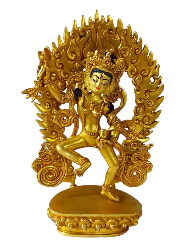Statue tibétaine de Machig Labdron