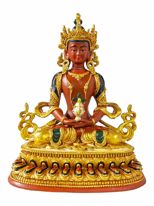 Statue tibétaine du Bodhisattva Aparimita