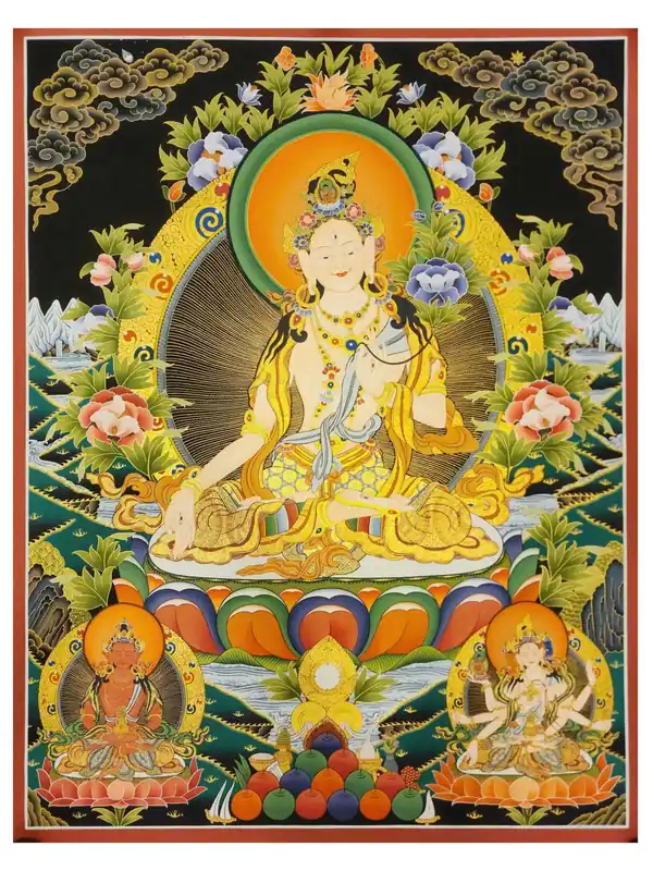 Tara Blanche avec Namgyalma – Art tibétain