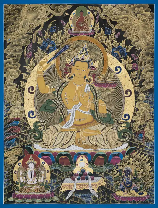 Impression d’un Thangka de Manjushri