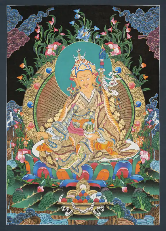Impression de Thangka du Guru