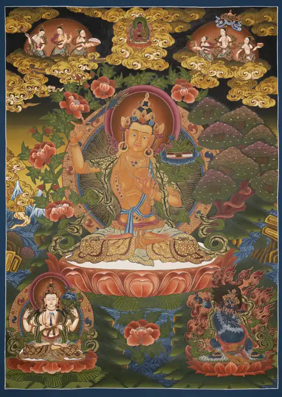Impression de peinture de Manjushri