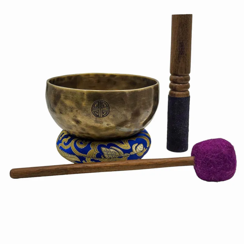 Bol rituel en bronze de pleine lune