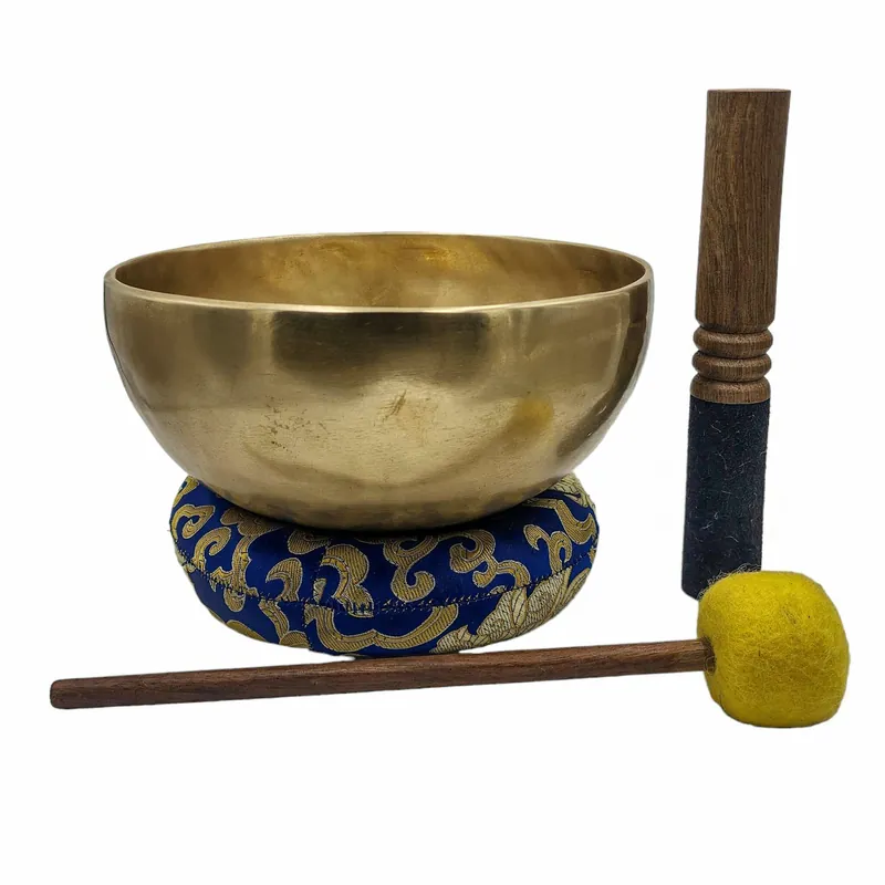 Bol de guérison traditionnel en bronze Jambati
