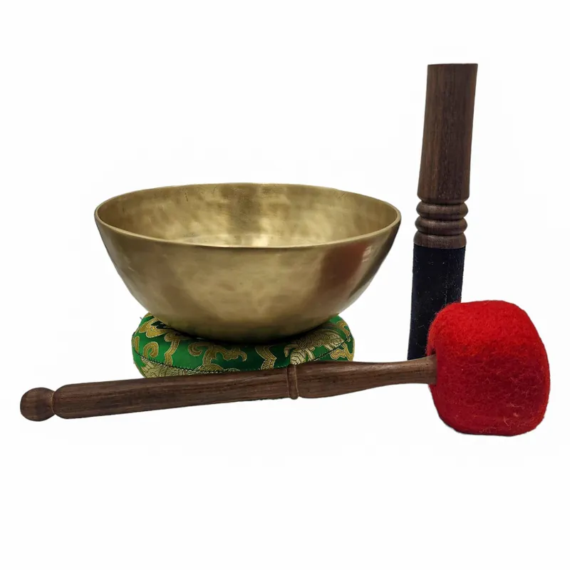 Bol de guérison bouddhiste en bronze Jambati