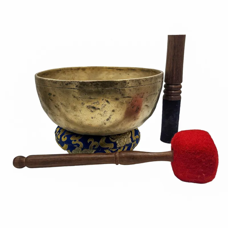 Bol chantant antique bouddhiste Jambati
