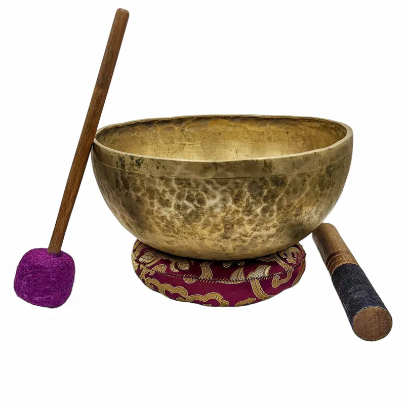 Bol Tibétain de Guérison en Bronze Jambati