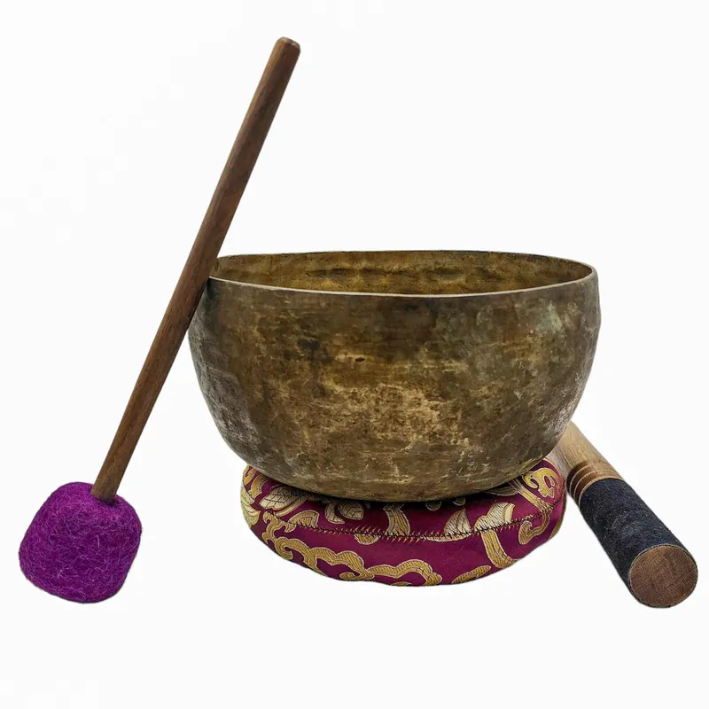 Bol de guérison en bronze Jambati tibétain