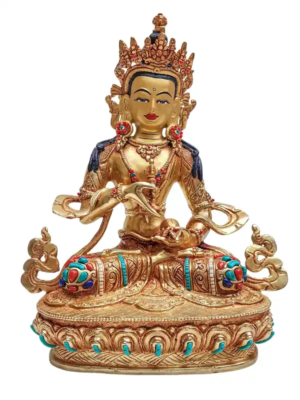 Statue bouddhiste traditionnelle de Vajrasattva