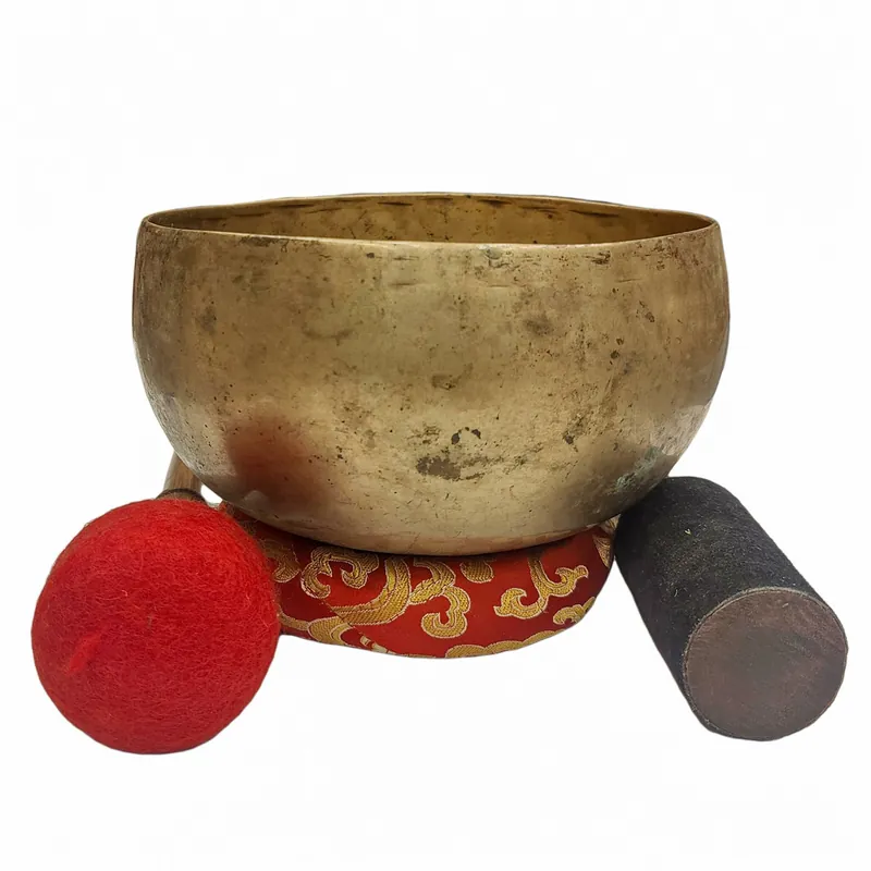 Bol chantant tibétain Jambati en bronze