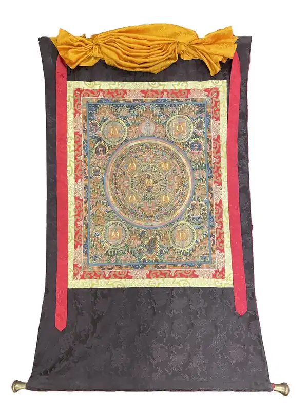 Mandala Pancha de Shakyamuni sur Toile