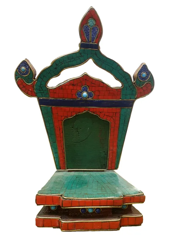 Socle en bois pour statues sacrées