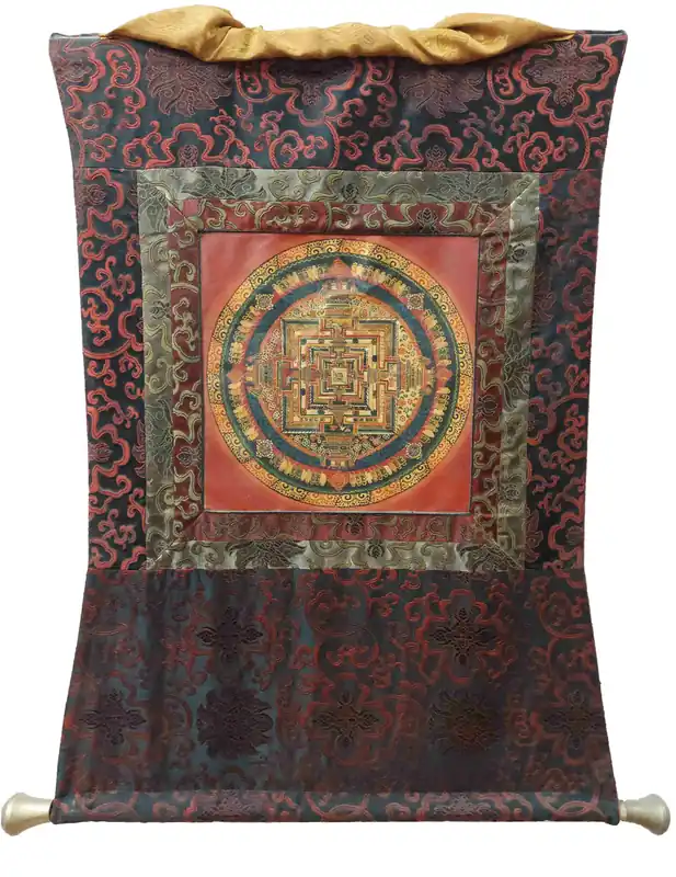 Mandala Kalachakra en Toile de Coton