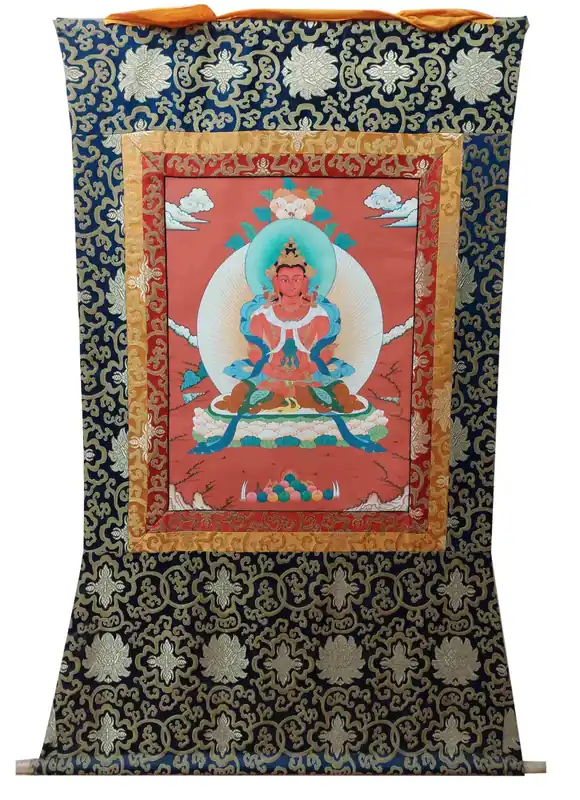 Thangka Aparimita en toile de coton