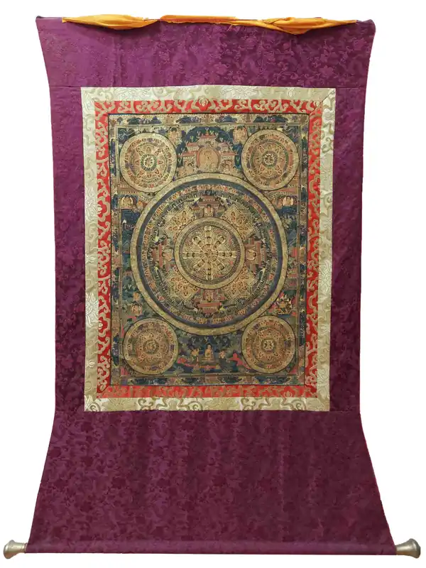 Mandala Shakyamuni en Toile de Coton
