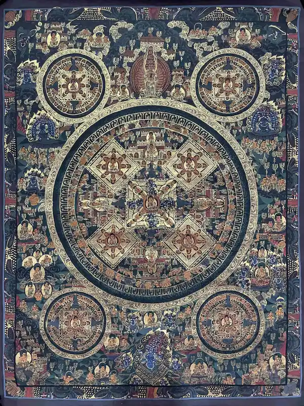 Mandala Pancha en Toile de Coton