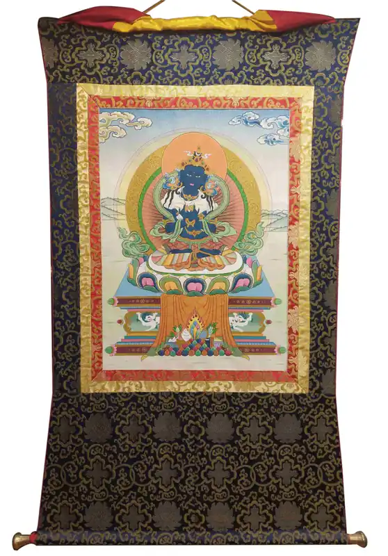 Thangka Vajradhara en toile de coton