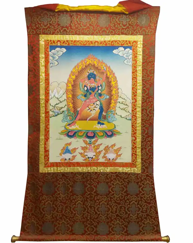 Thangka Kalachakra en toile de coton