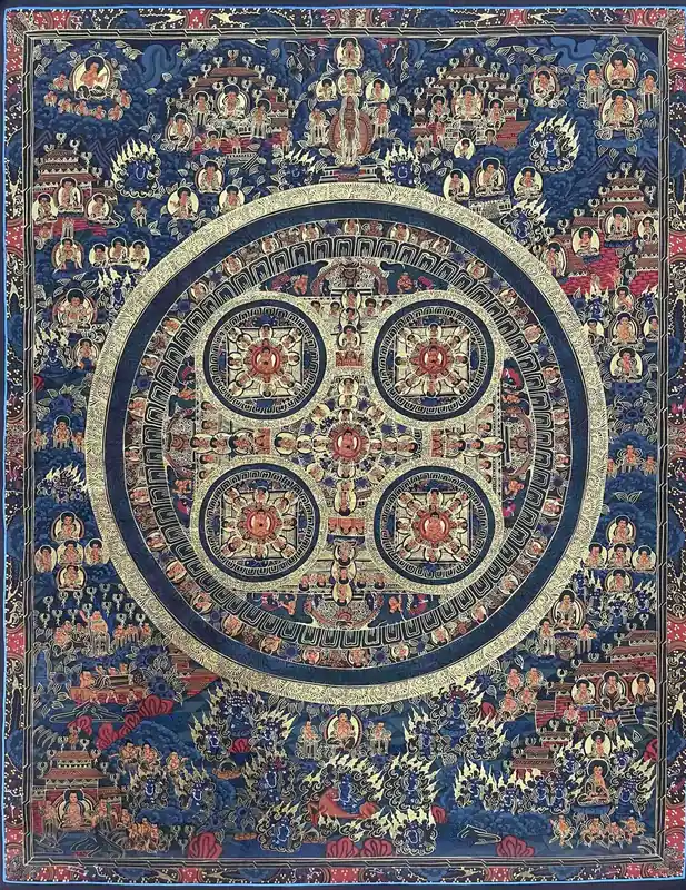Mandala Pancha en Toile de Coton