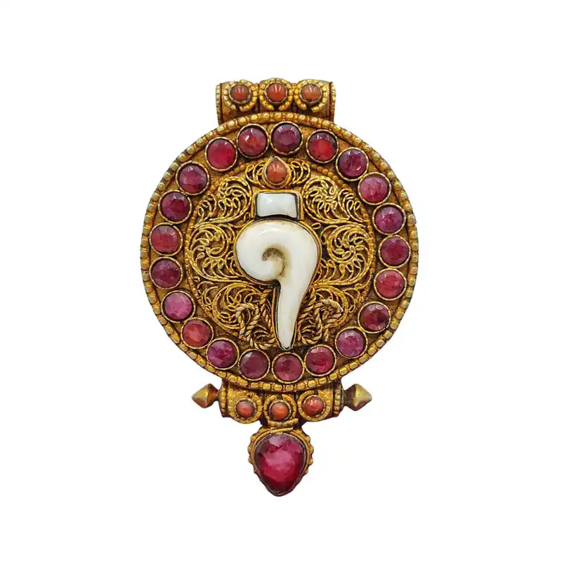 Boîte Ghau en cuivre, design Sankha