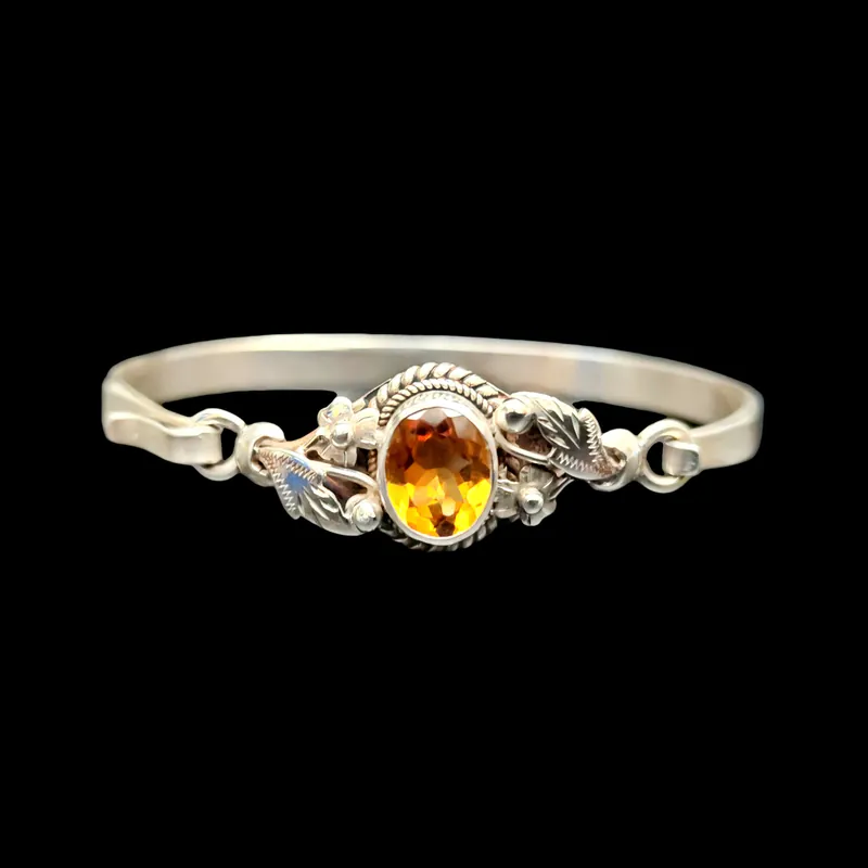 Bracelet en argent sterling, artisanat tibétain