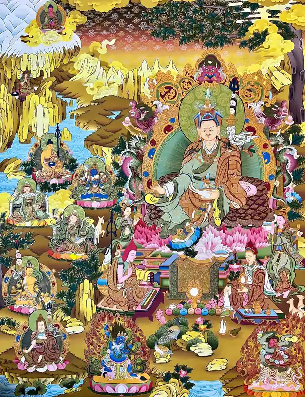 Art sur toile Vajrayana – Connexion compatissante