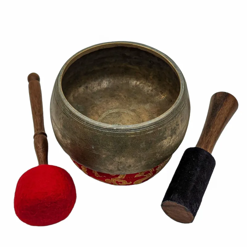 Bol chantant Mani fait à la main – Sept métaux en bronze