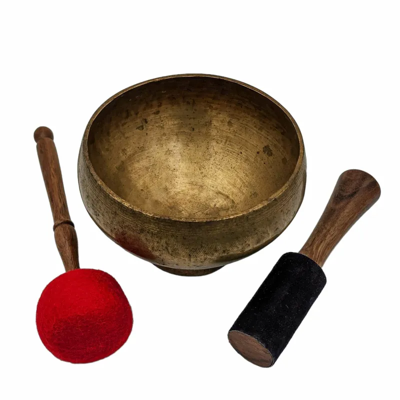 Bol chantant Naga – Fabriqué à la main en métal bronze sept