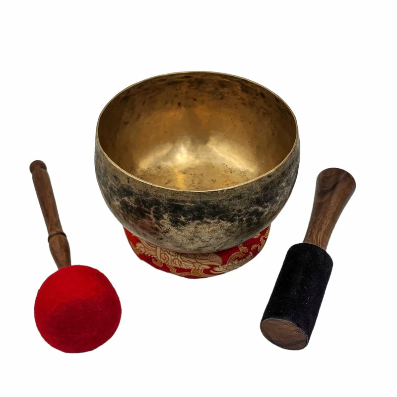 Bol Chantant Kopre – Artisanat Métallique en Sept Bronze