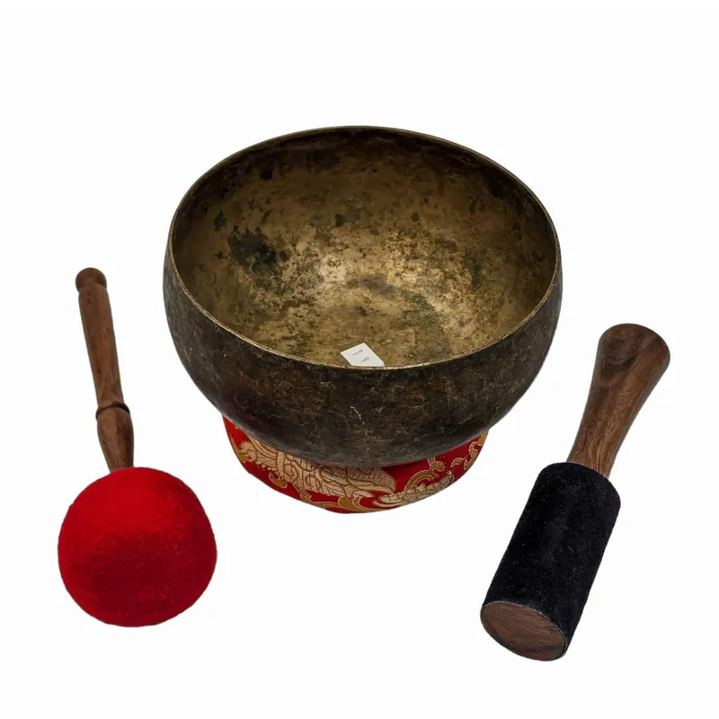 Bol chantant Kopre fait main – Sept métaux en bronze