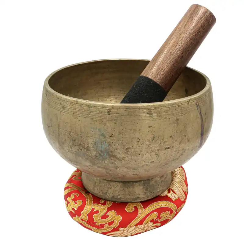 Bol chantant Naga en bronze à sept métaux