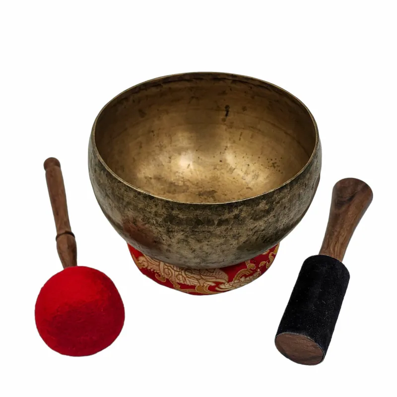 Bol chantant Kopre – Finition antique en sept bronze