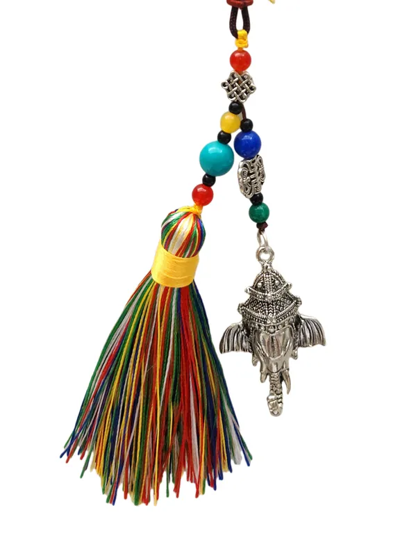 Amulette en métal de Ganesh pour bénédictions rituelles