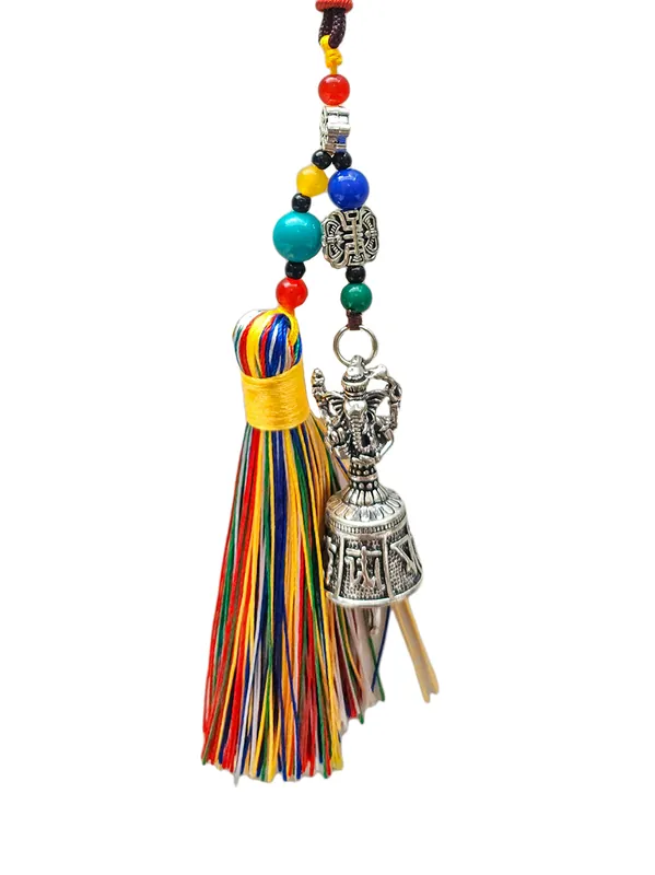 Amulette rituelle en métal de Ganesh pour autels