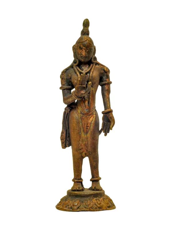 Statue en cuivre de Padmapani Lokeshvara – Incarnant la compassion et la sagesse