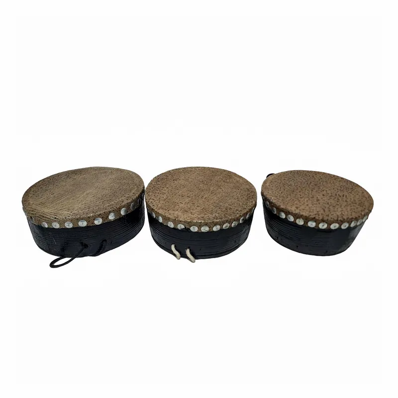 Ensemble de Khainjadi professionnel en trois pièces en bois