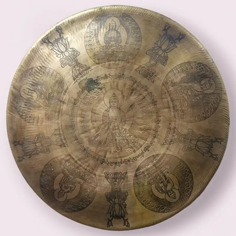 Gong en bronze pour la méditation profonde et la guérison