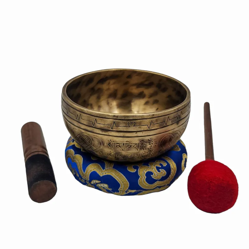 Bol chantant Jhumka Bati – Sept métaux en bronze