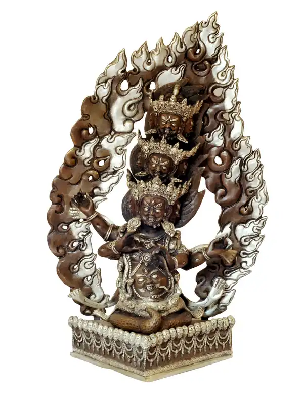 Statue de Rahula en cuivre – Symbole de vérité et de protection