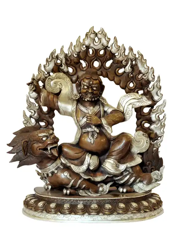 Statue en cuivre de Dorje Legpa – Hauteur 35 cm