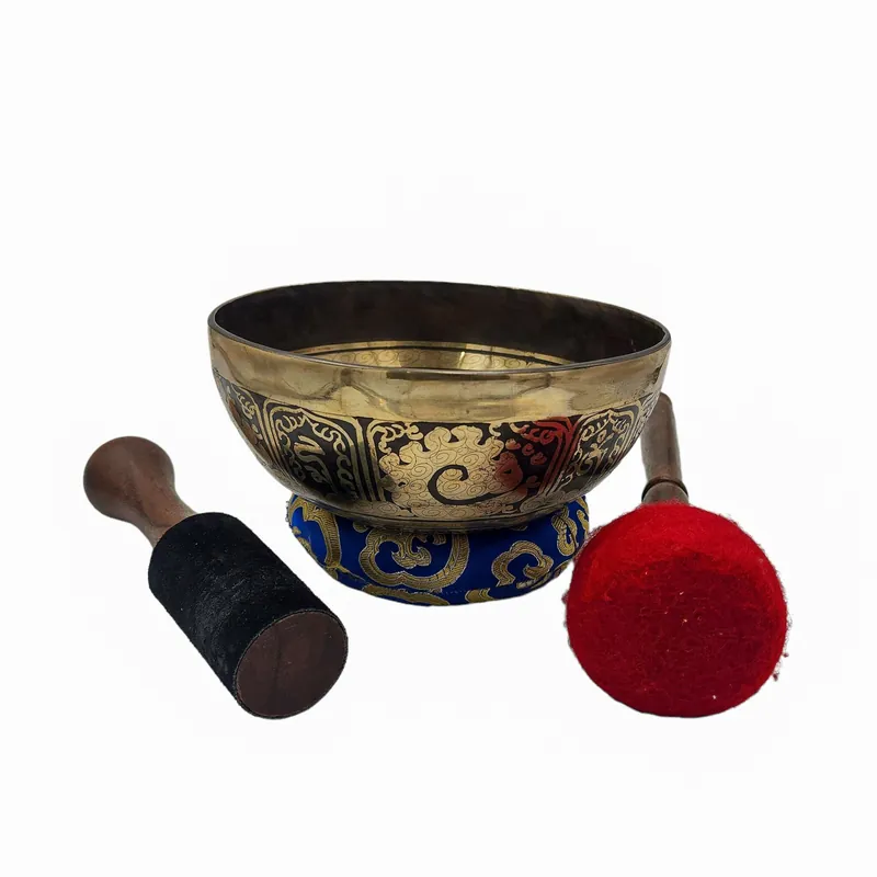 Bol chantant en bronze fait à la main pour la méditation