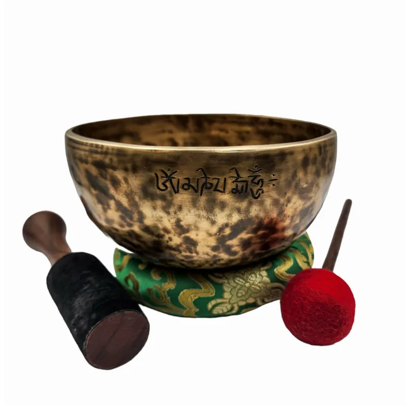 Sept bols en bronze pour méditation à pleine lune