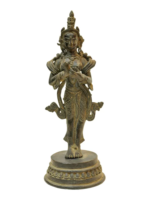 Statue de Tara de compassion en cuivre