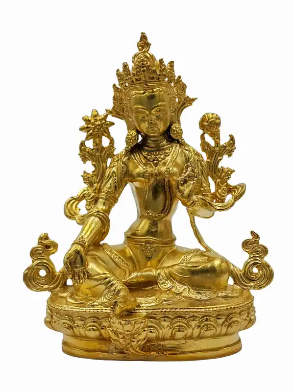 Statue Miniature de Tara Verte – 11 cm