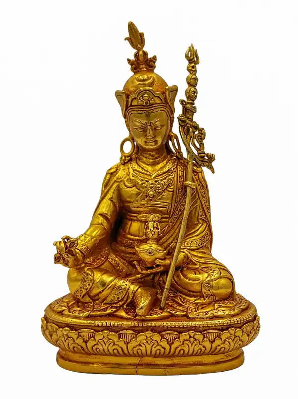 Statue dorée de Padmasambhava